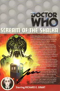Doctor Who: SCREAM OF THE SHALKA DVD Beilage signiert von James Goss - Bild 1 von 1