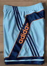 Adidas Basketball Shorts Youth Size Large Blue Activewear Embroidered Logo