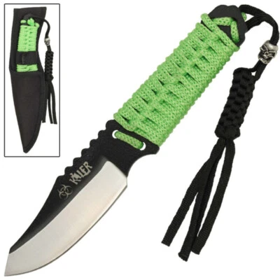 Cuchillo de hoja fija con funda de nailon Tactical Killer exterior punto de esterilización de emergencia Foto 1 de 4