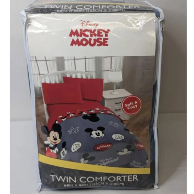 Новый с Ярлыками Jay Franco & сыновья Disney Микки Маус Twin одеяло 100% полиэстер 64 x 86 - Изображение 1 из 4