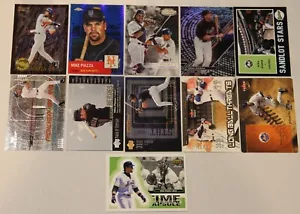 MIKE PIAZZA - HOF LOT of 11 Different w/ Parallels, Inserts & Premiums See Pix 6 - Picture 1 of 23