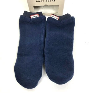 NEW Hunter Kids Fitted Boot Socks Navy Size XS (5-7) - Picture 1 of 2