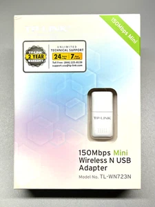 Adaptador TP-LINK 150Mbps Mini Inalámbrico N USB TL-WN723N Nuevo en caja abierta - Imagen 1 de 14
