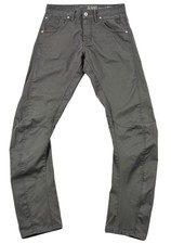 Jack & Jones JI DALE TWISTED SHADY GREY Men's Anti Fit Arc Leg Jeans Size 31x34