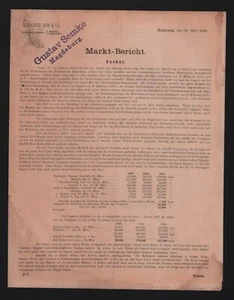 Magdeburg, brochure 1896, Gustav Semke Zucker Alexander Jahn & Co. Hamburg - Picture 1 of 2