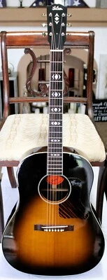 Gibson Advanced Jumbo Guitar Vintage Sunburst (2007) with OHSC - Image 1 of 4