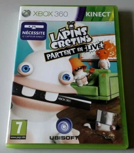 Jeu XBOX 360 "The Lapins Crétins partent en Live" complet en boîte PAL (n°5448P) - Imagen 1 de 3