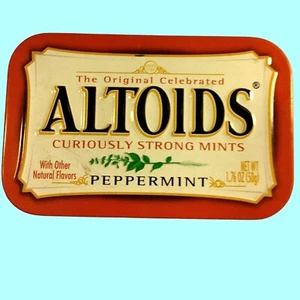 Altoids Peppermint Tin Empty Storage Stash Box - Afbeelding 1 van 4