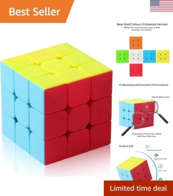 Cubo de velocidad de material ABS educativo con colores vivos a juego - regalo ideal Foto 1 de 4