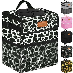Car Trash Can for Car with Lid Leak Proof, Cute Car Can Trash Bag Hanging, Ve... - Picture 1 of 7