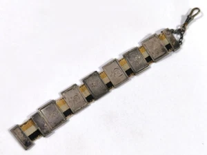 Studentenverbindung, Burschenschaft, Bierzipfel "gold-weiß-schwarz", 1928, 800er - Bild 1 von 6
