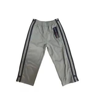 Gap Kids Boys Gray Athletic Pants Side Snaps Elastic Waist Size XS(4) - Picture 1 of 8