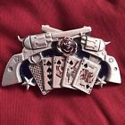 Vintage 2003 Guns n’ Roses Pewter Belt Buckle Great American products USA