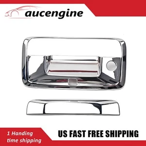 Cubierta de manija de puerta trasera cromada para Chevy Silverado GMC Sierra 1500 2500 14-18 - Imagen 1 de 9