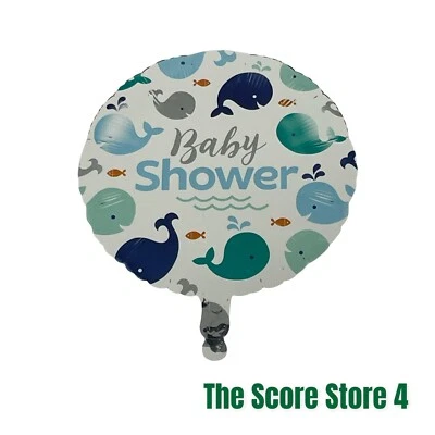 Lil Spout Blue - Baby Whale -Mylar Balloon New - Image 1 of 4