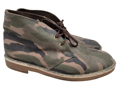 Botas Camufladas Colección CLARKS Para Hombre Talla 13 Lona Verde Chukka Desert 15522 Foto 1 de 4