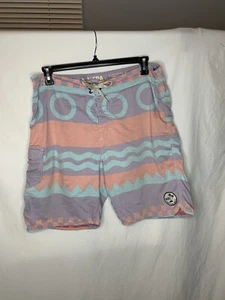 Vans The Era Classic Board Shorts Swim Suit Mens 36 8” Inseam Vacation Beach - Picture 1 of 21
