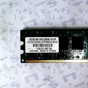 RAM Unifosa | 2GB PC2 800 128MX8 1.8 V | DDR2 | GU342G0ALEPR692C6CE | 0903199 | - Bild 1 von 3