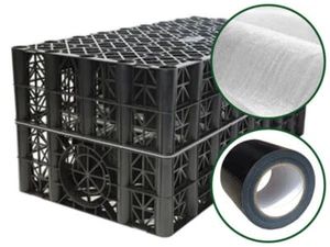 Soakaway Kit - Polystorm Crate Various Sizes, Geotextile Membrane, Joining Tape - Picture 1 of 11