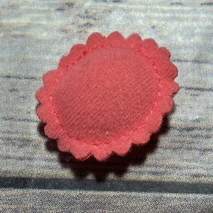 Almohada de fieltro suave rosa Lil Woodzeez Critters decoración de sofá cama - Imagen 1 de 2