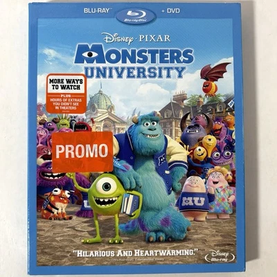 Monsters University Blu-ray DVD 2013 2-Disc Set Disney Pixar Promo New Sealed - Image 1 of 4