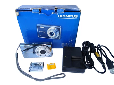 Olympus FE-4000 12MP Digital Camera Tested Works Vintage+Memory card - Image 1 of 4