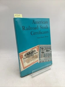 American Railroad Stock Certificates 1st Ed Anne-Marie Hendy Stanley Gibbons SG - Picture 1 of 8