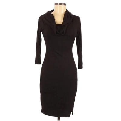 MICHAEL STARS off the shoulder fitted black bodycon party dress LBD Size XS NEW - Image 1 of 4