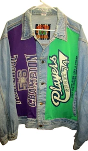 Chaqueta Jean Bugle Boy De Colección Hombres XL Denim Años 90 Botones Jugadores Hip Hop Rap j156 - Imagen 1 de 8