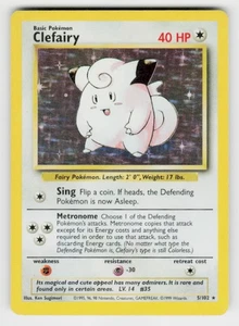 Base Set #005/102 Clefairy - Picture 1 of 2