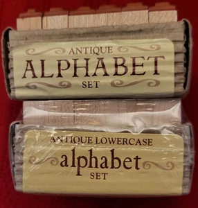 Alphabet Pixie Antik Groß- und Kleinbuchstaben Alphabet Stempelsets PSX 2001 - Bild 1 von 3