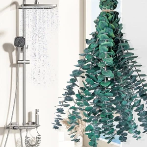 Hojas de eucalipto secas decoración de ducha - 18 piezas 17' grande ducha de eucalipto fresco... - Imagen 1 de 7