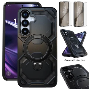 Für Samsung Galaxy S24+/S24 Ultra/FE Magnet Ring Case Hülle/Displayschutz - Bild 1 von 58