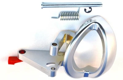 fits 2002 to 2007 Jeep Liberty Interior Door Handle Right Satin Chrome Foto 1 de 2