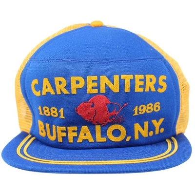 Винтажная бейсболка BUFFALO Carpenters Union для дальнобойщиков 1881–1986 гг. винтажная сетка 80-е MD - Изображение 1 из 4
