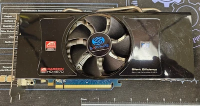 Sapphire ATI Radeon HD 4870 1GB GDDR5 Dual DVI Video Card GPU 288-20E85-130SA - Image 1 of 2