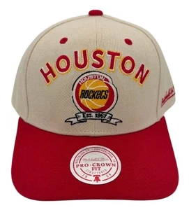 Mitchell & Ness NBA Houston Rockets Legacy Defined Snapback Hat, Cap, New - Picture 1 of 9
