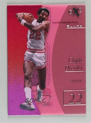 2012 Fleer Retro 1997-98 EX 2001 Essential Credentials Future /37 Clyde Drexler - Image 1 of 2