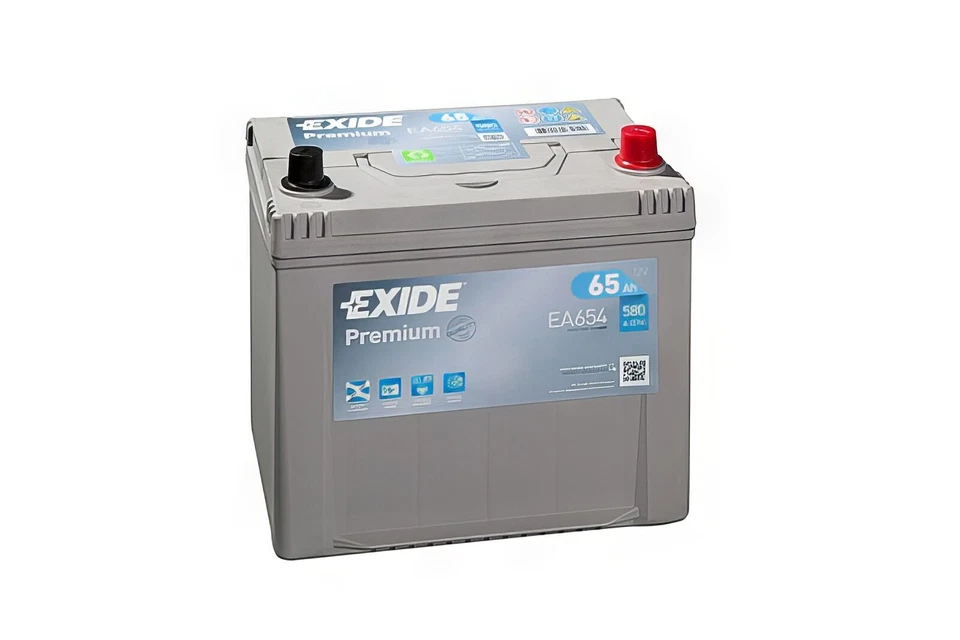 EXIDE PREMIUM PKW-Starterbatterie - 12V, 65Ah (EA654)