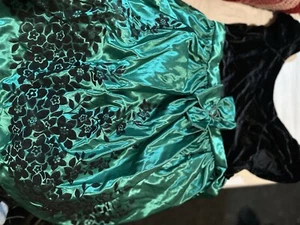 Jana Michelle Girls Size 8 Holiday Dress Green And Black - Picture 1 of 8