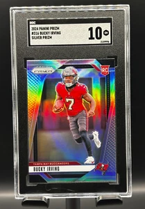 2024 Panini Prizm BUCKY IRVING Silver Prizm RC #316 SGC GEM MINT 10 Buccaneers - Picture 1 of 2