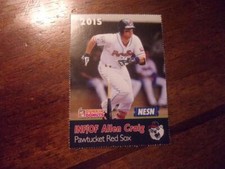 2015 PAWTUCKET RED SOX Dunkin' Donuts Minor League Single Cards YOU PICK OBO