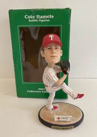 Cole Hamels 2007 Bobblehead Collectors Ed #`1 Philadelphia Phillies Xmas in July Cover