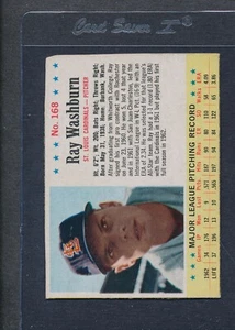 1963 Post Cereal #168 Ray Washburn Cardinals VG/EX *878 - Picture 1 of 1