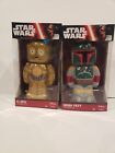 Star Wars Boba Fett C-3PO Tin Wind-Up Figure Toy Disney The Force Awakens New