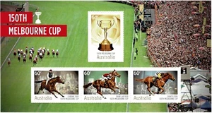 2010 150th Melbourne Cup Mini Sheet MNH - Picture 1 of 1