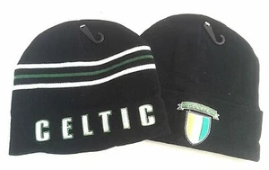 Herren Unisex Celtic Football Wollmütze Beanie schwarz Acryl/Polyester Einheitsgröße  - Bild 1 von 4