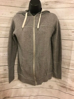 Sudadera con capucha para mujer Mossimo Supply Co cremallera completa gris mezcla de algodón talla S Foto 1 de 4