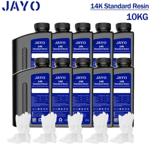 JAYO 10KG 14K Hohe Präzision UV Harz Premium Ultra Detail 405nm Resin Weiß - Afbeelding 1 van 12