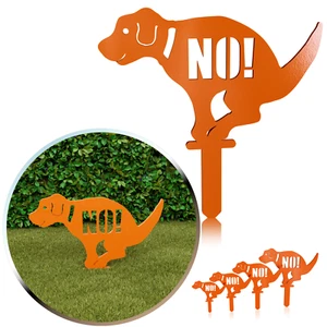 Schild Kein Hundeklo XXL Aufsteller 12-25cm NO Hundkot Warnschild Hundehaufen - Bild 1 von 15